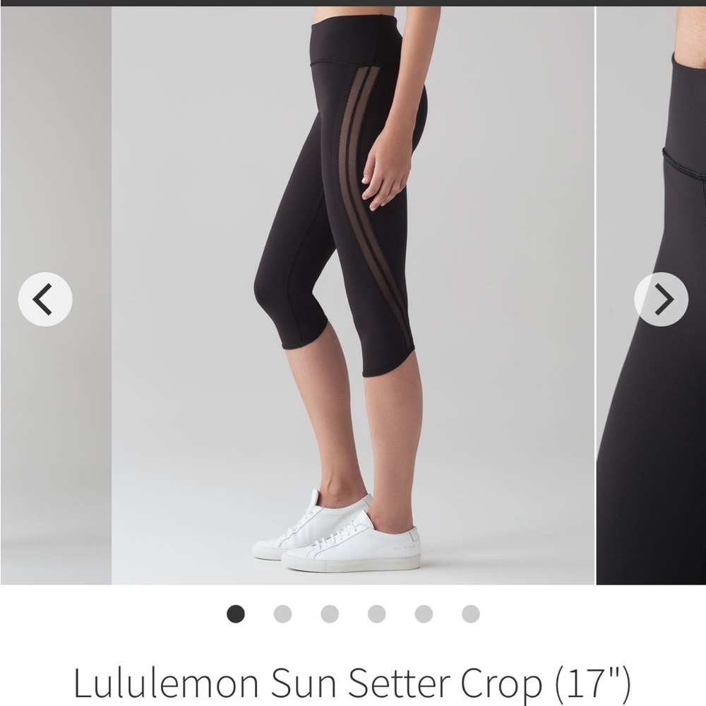 Lululemon Sun Setter Crop (17")